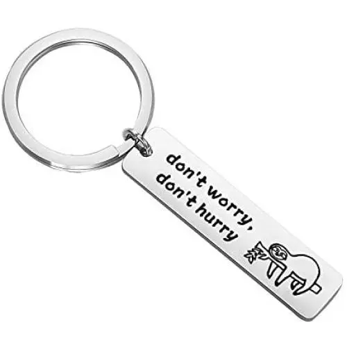 Gzrlyf Sloth Keychains Funny Sloth Gifts Sloth Lover Gifts Don’t Hurry Don’t Worry Gzrlyf Sloth Keychains Funny Sloth Gifts Sloth Lover Gifts Don’t Hurry Don’t Worry