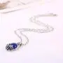 PPX 3 Packs Unisex Vampire Diaries Elena Sapphire Crystal Daylight Ring and Katherine Sapphire Crystal Pendant Daywalking Necklace for Fans