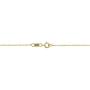 Kooljewelry 14k Yellow Gold 0.7 mm Thin Round Cable Chain Necklace (16, 18, 20, 22, 24 or 30 inch)