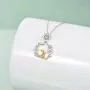 POTOPYY 925 Sterling Silver Animal Pendant Necklace Rabbit/Elephant/Penguin Jewelry Gifts for Women Mother POTOPYY 925 Sterling Silver Animal Pendant Necklace Rabbit/Elephant/Penguin Jewelry Gifts for Women Mother