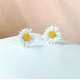 5 Pairs Small Daisy Flowers Earrings Female Shiny Simple Elegant Stud Earring Sweet Candy Petal Earrings for Woman Girls Summer Jewelry 5 Pairs Small Daisy Flowers Earrings Female Shiny Simple Elegant Stud Earring Sweet Candy Petal Earrings for Woman Girls Summer Jewelry