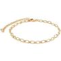 LOYATA Chain Bracelet Gold Link 14K Gold Filled Dainty Simple Jewelry Gift for Women