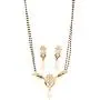 Touchstone Gold Tone Indian Bollywood Ethnic Pretty mangalsutra Necklace Set Jewelry for Women Touchstone Gold Tone Indian Bollywood Ethnic Pretty mangalsutra Necklace Set Jewelry for Women