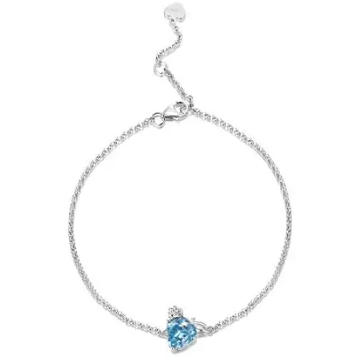 HAOSG 925 Sterling Sliver Rose & Love Heart Birthstone Bracelet Created Amethyst February Birthday Valentines Day Jewelry Gifts for Women Girls Her, 6.7''+1.2'' Adjustable Chain