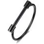 AILUOR Stainless Steel D Shape Bar Screw Shackle Horseshoe Novelty Fashion Bangle Bracelet Jewelry Unisex AILUOR Stainless Steel D Shape Bar Screw Shackle Horseshoe Novelty Fashion Bangle Bracelet Jewelry Unisex