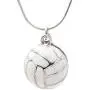 chelseachicNYC Perfect Striking White Volleyball Necklace chelseachicNYC Perfect Striking White Volleyball Necklace
