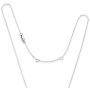 SERAFINA ❤️ Women’s Earrings and Pendant Necklace Set | White Sapphire Earrings and Necklace | 925 Sterling Silver | Elegant Silver Pendant and Stud Earring Set for Her