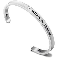 Zuo Bao Social Work Gift Starfish Bracelet It Matters to This One Inspirational Starfish Story Gift
