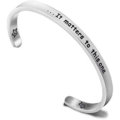 Zuo Bao Social Work Gift Starfish Bracelet It Matters to This One Inspirational Starfish Story Gift