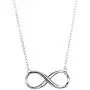 Tiny Heart Star Moon Cross Infinity Love Pendant Necklace for Women Girls Kids 925 Sterling Silver 14K Gold Plated Simple Mini Cute Petite Choker Tassel Chain Multiple Jewelry Set (Infinity love)