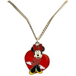 Porter Gallery USA Heart Silhouette Minnie Mouse Inspired 16'' Necklace Set Gift Boxed