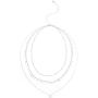 Yalice Multi-Layered Triangle Pendant Necklace Chain Dangle Choker Necklaces Jewelry for Women and Girls