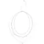 Yalice Multi-Layered Triangle Pendant Necklace Chain Dangle Choker Necklaces Jewelry for Women and Girls