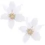 RESIN ACRYLIC FLOWER DANGLE EARRINGS - Exaggerated European And American Style Big Flower Earrings - alloy Rhinestone Flower Heart Fashion Earrings - beach, Jungle Travel, Shopping, Work RESIN ACRYLIC FLOWER DANGLE EARRINGS - Exaggerated European And American Style Big Flower Earrings - alloy Rhinestone Flower Heart Fashion Earrings - beach, Jungle Travel, Shopping, Work