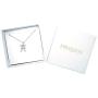 Sterling Silver CZ Horoscope Zodiac Sign Pendant Necklace, 16+2'' Extender
