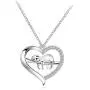 Sloth Necklace Heart Cute Animal Slider Sloths Stuffed Jewelry Engraved Keep me in your heart Gift for Animal Lovers Girls Women (blank)