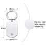 MPRAINBOW Customize Free Engraving Medical Alert Key Chain for Men Boy Diabetes Emergency Key Chain