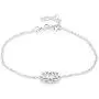 Vanbelle Sterling Silver Jewelry Lotus Charm Bracelet with Rhodium Plating for Women and Girls Vanbelle Sterling Silver Jewelry Lotus Charm Bracelet with Rhodium Plating for Women and Girls