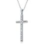 Cross Pendant Necklace for Women Men Sterling Silver I Can Do All Things Through Christ who Strengthen Me Inspirational Christian Gifts for Girls Boys 18