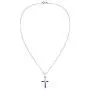 AeraVida Ankh Hieroglyph Eternal Life Simulated Blue Lapis-Lazuli .925 Sterling Silver Pendant Necklace
