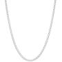 3mm .925 Sterling Silver Flat Mariner Link Anchor Chain Necklace