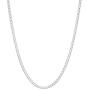 3mm .925 Sterling Silver Flat Mariner Link Anchor Chain Necklace