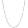 3mm .925 Sterling Silver Flat Mariner Link Anchor Chain Necklace 3mm .925 Sterling Silver Flat Mariner Link Anchor Chain Necklace