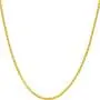 Lifetime Jewelry 1.5mm Flat Mariner Necklace for Women and Men 24k Gold Plated Lifetime Jewelry 1.5mm Flat Mariner Necklace for Women and Men 24k Gold Plated