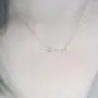 N+A Minimalist Heart Key Pendant 925 Sterling Silver Necklace for Women Girls Small Cute Love Bar Drop Link Charm Chain Adjustable Hypoallergenic Valentine Christmas Jewelry Gift