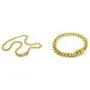 Bling Bling NY Solid 14k Yellow Gold Finish Stainless Steel 10mm Thick Miami Cuban Link Chain Box Clasp Lock Bling Bling NY Solid 14k Yellow Gold Finish Stainless Steel 10mm Thick Miami Cuban Link Chain Box Clasp Lock