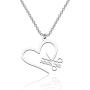 AKTAP Hairdresser Gift Scissor Necklace Comb Pendant Necklace Gift for Stylist Graduation Gift for Hairstylist Salon Owner Gift