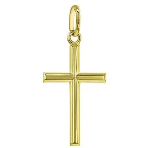 14k Yellow Gold Classic Baptism Small Stick Cross for Kids 14k Yellow Gold Classic Baptism Small Stick Cross for Kids