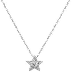 18K Gold Star Necklace for Women - CZ Star Pendant Necklace - Dainty Necklace - Simple Necklace - Layered Necklace