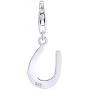 AFFY Jewelry Multi Color Enamel Horseshoe Charm Pendant Necklace in 925 Sterling Silver