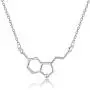 Rosa Vila Happiness Serotonin Molecule Necklace Women, Solid 925 Sterling Silver, Ideal Gift Necklaces For Teacher, Professor, Chemistry Graduates, Science Jewelry Lovers (Sterling Silver) Rosa Vila Happiness Serotonin Molecule Necklace Women, Solid 925 Sterling Silver, Ideal Gift Necklaces For Teacher, Professor, Chemistry Graduates, Science Jewelry Lovers (Sterling Silver)