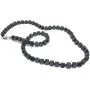 Karelian Heritage Shungite Stone Beaded Necklace Jewelry, Root Chakra Balancing Karelian Heritage Shungite Stone Beaded Necklace Jewelry, Root Chakra Balancing
