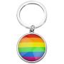 WSNANG Gay Lesbian Pride Keychain LGBT Relationship Love is Colorful Jewelry Bisexual Pride Gift Transgender Pride Gift