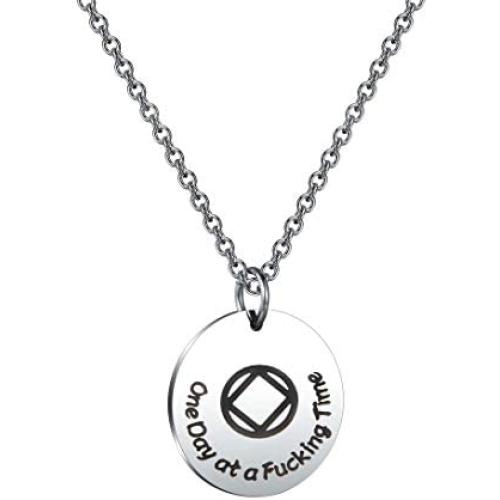 MAOFAED Sobriety Gift Addiction Recovery Gift AA Gift NA Gift One Day at a Fucking Time AA NA Recovery Sobriety Gift