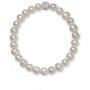 Regalia by Ulti Ramos Cultured Freshwater Pearl (7mm) & Crystal Sterling Silver .925 Jewelry Set (White)