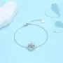 YZSFMZGE Owl Bracelet for Women 925 Sterling Silver Adjustable Bracelet YZSFMZGE Owl Bracelet for Women 925 Sterling Silver Adjustable Bracelet