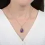 Sterling Silver Amethyst Gemstone Pendant Dainty Cute 18 inch Healing Crystals Chakra Stones Women Girls Gifts NK18-04 Sterling Silver Amethyst Gemstone Pendant Dainty Cute 18 inch Healing Crystals Chakra Stones Women Girls Gifts NK18-04