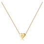 Heart Initial Necklaces for Women Girls - 14K Gold Filled Heart Pendant Letter Alphabet Necklace Tiny Initial Necklaces for Women Kids Child Heart Letter Initial Necklace Birthday Gifts for Girls