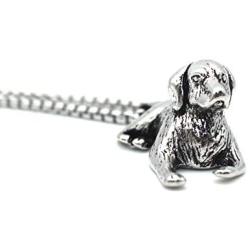 Dog Necklace for Men, Vintage Puppy Dog Pendant Necklace with 25.6” Chain, Cute Dog Totem Amulet Necklace, Hip Hop Necklace, Punk Rock Animal Dog Jewelry for Men Boys, Pet Lovers Gifts