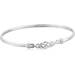Amazon Collection Sterling Silver Celtic Bangle Bracelet