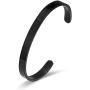 Inspirational Cuff Bracelet Gifts for Women Men Hidden Message Mantra Personalized Birthday Bangle Jewelry