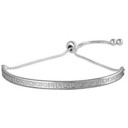 LeCalla Sterling Silver Jewelry Sliding Bolo Bracelet for Teen Women