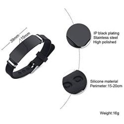 VNOX Religious Inspirational Bible Quote Personalized Silicone Watch Bands Bracelet Adjustable Motivational Encouragement ID Bracelets for Men Boys Son