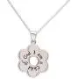 Girls Sterling Silver''I Am a Child of God'' Daisy Necklace Religious Baptism and First Communion Gift for Girls