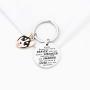 WSNANG Husky Keychain Dog Lover Gifts You are Braver Stronger Smarter Than You Think Keychain Inspirational Dogs Jewelry Husky Lover Gifts