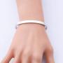 UJIMS Appreciation Gift There is No Luck There is Only Work Bracelet Employee Coworker Gift Thank You Social Worker Jewelry